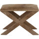 Theodora 19.25 inch Tan / Brown Stool
